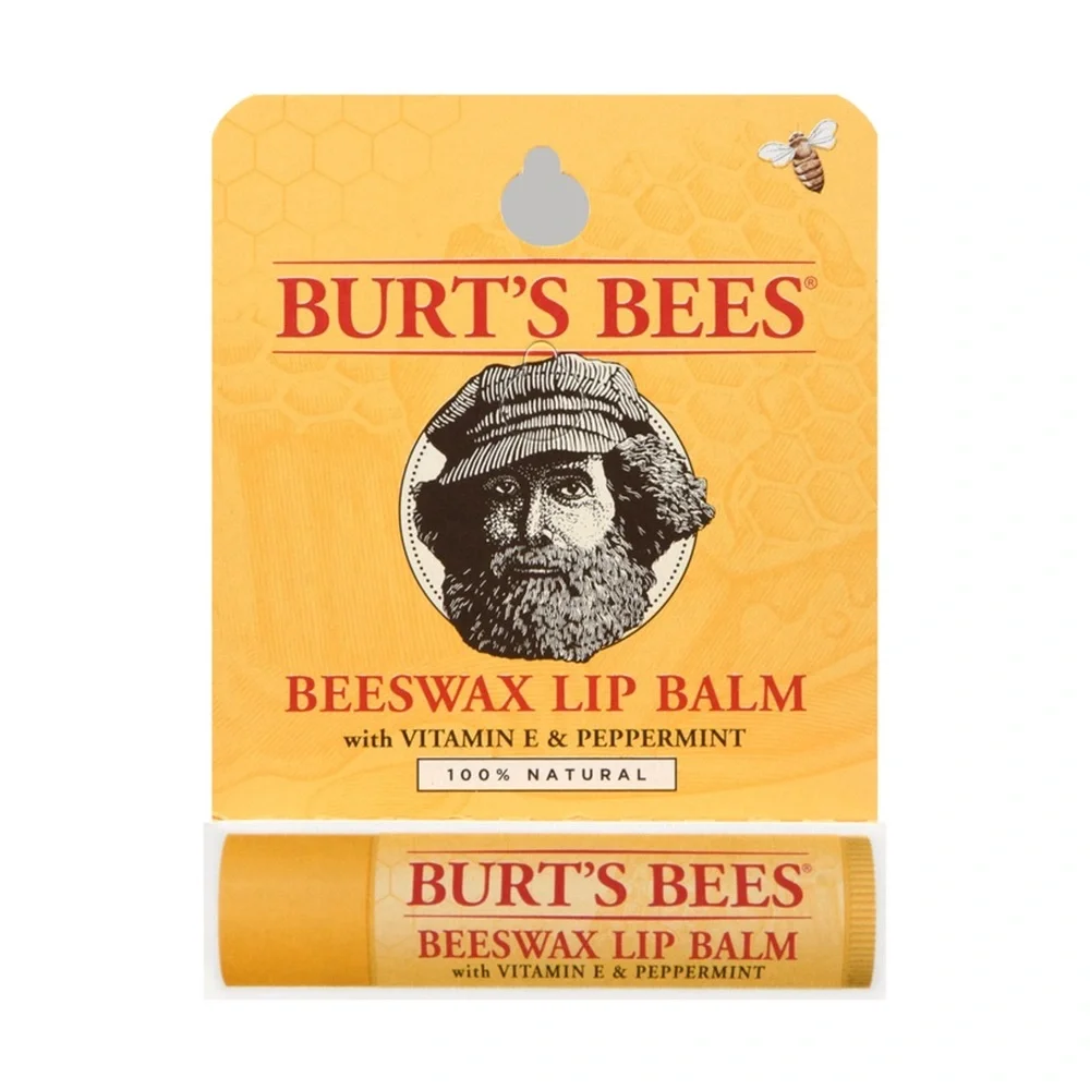 3/$15 🌸 Burt's Bees Lip Balm Vitamin E & Peppermint Oil Beeswax Chapstick